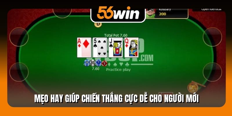 Mẹo hay giúp chiến thắng cực dễ cho người mới